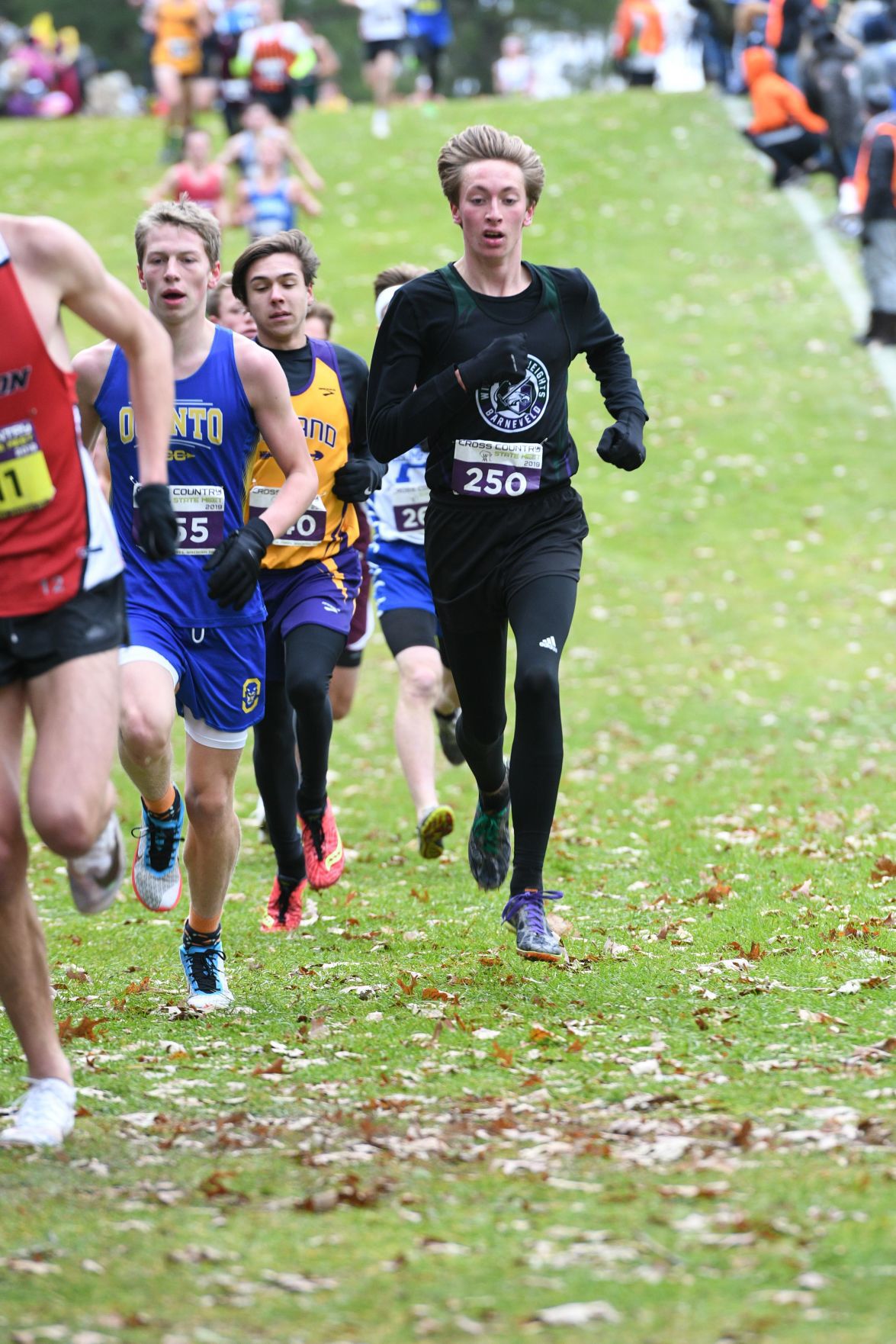 WIAA state cross country photo: Christian Patzka, Wisconsin Heights/Barneveld
